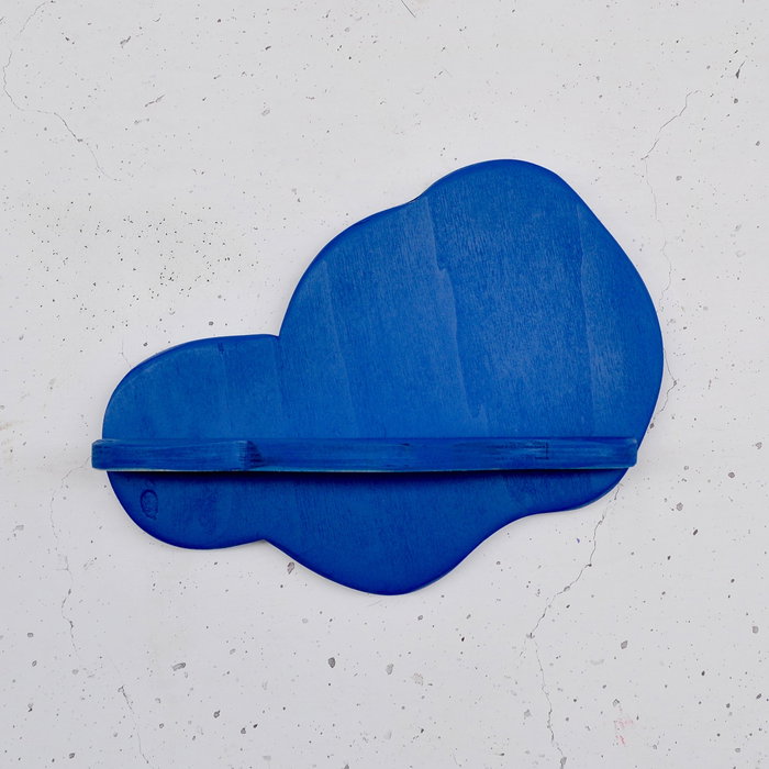Hanah Home Meh223 Estantería Decorativa de Madera Azul